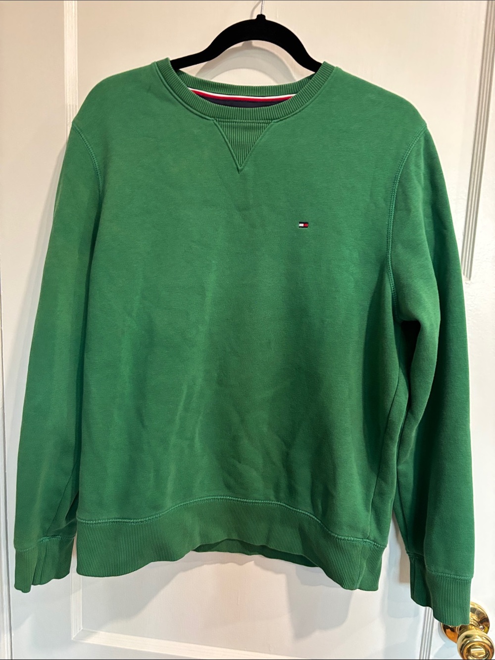 Tommy Hilfiger Men’s Green Crewneck Sweatshirt